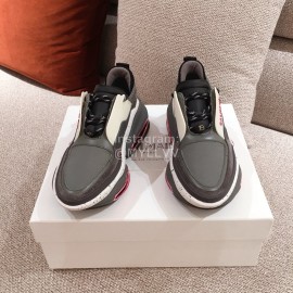 Balmain New Thick Soled Casual Sneakers For Women Gray