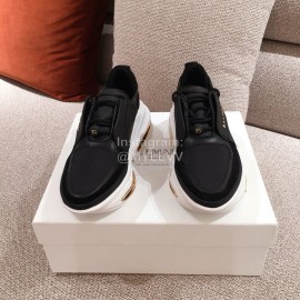Balmain New Black Thick Soled Casual Sneakers For Women