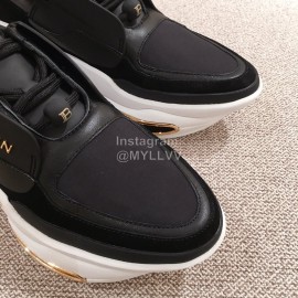 Balmain New Black Thick Soled Casual Sneakers For Women