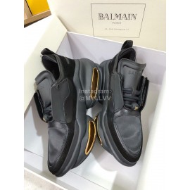 Balmain Fashion Thick Soled Casual Sneakers For Women Black