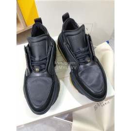 Balmain Fashion Thick Soled Casual Sneakers For Women Black