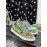 Bape Sta Leather Color Matching Sneakers Green