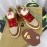 Bape Sta Leather Casual Sneakers Brown