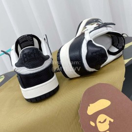 Bape Sta Leather Casual Sneakers White