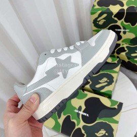 Bape Sta Leather Casual Sneakers For Men And Women