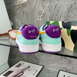 Bape Sta Casual Sneakers Green For Men And Women