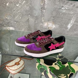 Bape Sta Casual Sneakers For Men And Women Purple
