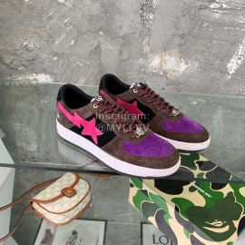Bape Sta Casual Sneakers For Men And Women Purple