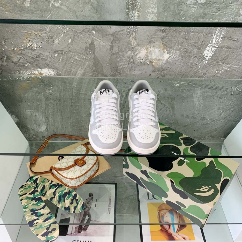 Bape Sta Fashion Sneakers Green For Men And Women