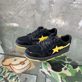 Bape Sta Fashion Sneakers Green For Men And Women Black
