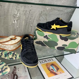 Bape Sta Fashion Sneakers Green For Men And Women Black