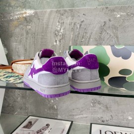 Bape Sta Fashion Sneakers Green For Men And Women Gray