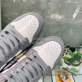 Bape Sta Fashion Sneakers Green For Men And Women Gray