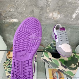 Bape Sta Fashion Sneakers Green For Men And Women Gray