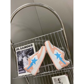 Bape Sta New Leather Color Matching Sneakers Pink