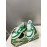 Bape Sta New Leather Lace Up Sneakers Green