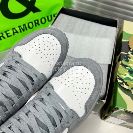 Bape Sta Embroidery Logo Sneakers For Men And Women Gray