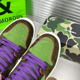 Bape Sta Embroidery Logo Sneakers For Men And Women Green