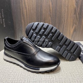 Berluti Fast Track Torino Calf Leather Sneakers For Men Black