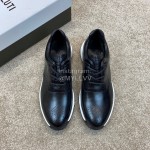 Berluti Calf Leather Stellar Sneakers For Men Black