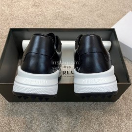 Berluti Calf Leather Stellar Sneakers For Men Black