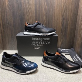 Berluti Fast Track Torino Black Calf Leather Sneakers For Men