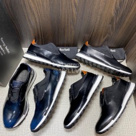 Berluti Fast Track Torino Black Calf Leather Sneakers For Men