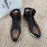 Berluti Fashion Calf Leather High Top Boots For Men Brown