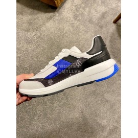 Berluti Fashion Calf Leather Sneakers For Men Blue