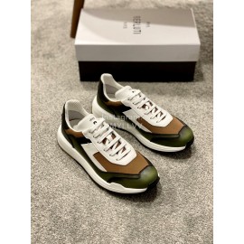 Berluti Fashion Calf Leather Sneakers For Men Green