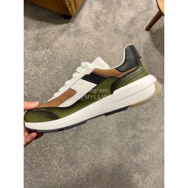 Berluti Fashion Calf Leather Sneakers For Men Green