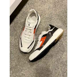Berluti Fashion Calf Leather Sneakers For Men Orange