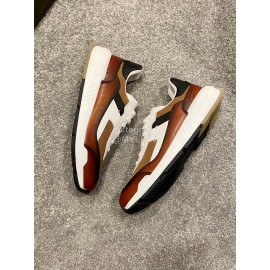 Berluti Fashion Calf Leather Sneakers For Men Brown