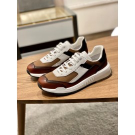Berluti Fashion Calf Leather Sneakers For Men Brown