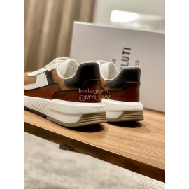 Berluti Fashion Calf Leather Sneakers For Men Brown