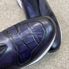 Berluti New Calf Leather Sneakers For Men Navy