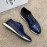 Berluti New Plaid Calf Leather Lace Up Sneakers For Men Blue