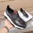 Berluti New Calf Leather Thick Soled Sneakers For Men Dark Gray