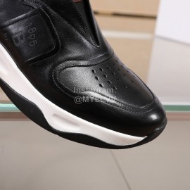 Berluti New Calf Leather Thick Soled Sneakers For Men Black