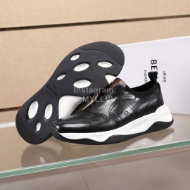 Berluti New Calf Leather Thick Soled Sneakers For Men Black