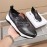 Berluti Calf Leather Thick Soled Sneakers For Men Dark Gray