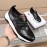 Berluti Calf Leather Thick Soled Sneakers For Men Black