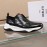 Berluti Printed Calf Leather Thick Soled Sneakers For Men Black