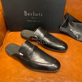Berluti Water Dyed Cowhide Casual Scandals For Men Black