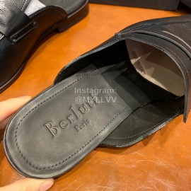Berluti Water Dyed Cowhide Casual Scandals For Men Black