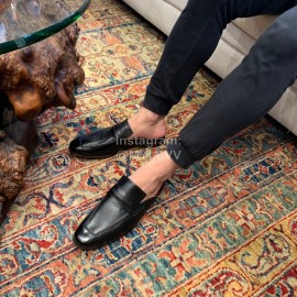 Berluti Water Dyed Cowhide Casual Scandals For Men Black