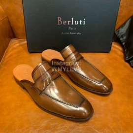 Berluti Water Dyed Cowhide Casual Scandals For Men Brown