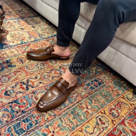 Berluti Water Dyed Cowhide Casual Scandals For Men Brown