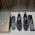 Berluti Shadow Knitted Leather Sneakers For Men 