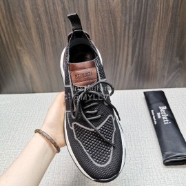 Berluti Shadow Knitted Leather Sneakers For Men 